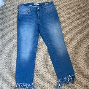 Mavi Mid-Rise Straight Leg Jeans